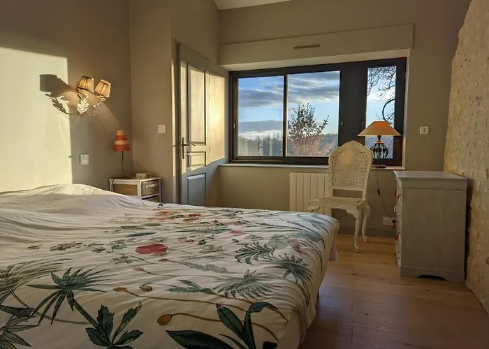 Casa de Férias Avec Piscine, Tennis Prive Et Wifi - Fr-1-653-10 Magnac-Lavalette-Villars